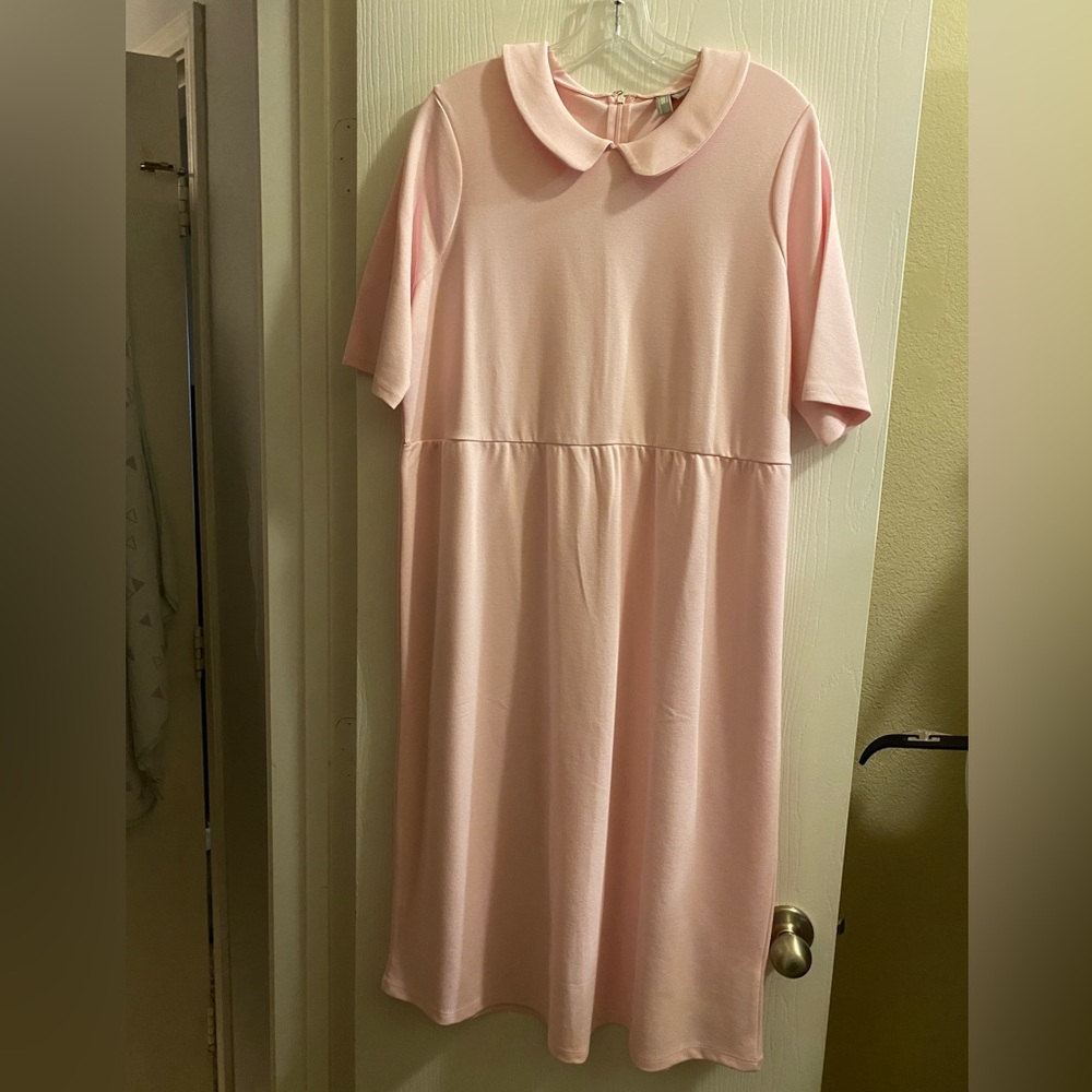 Babydoll dress with Peter Pan collar